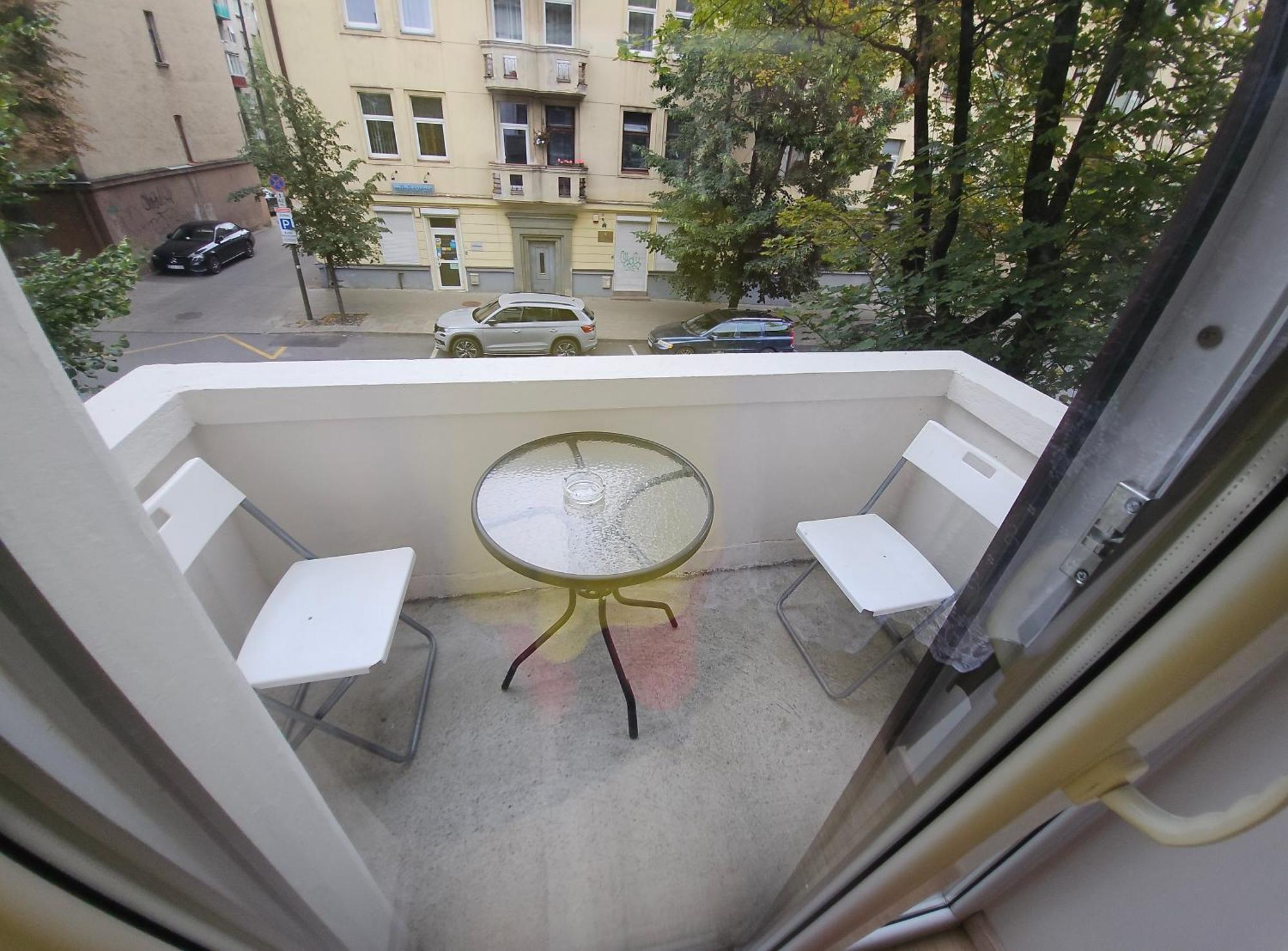 Kauno Apartamentai Su Balkonu Kaunas Eksteriør bilde